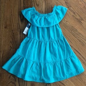 5T turquoise dress